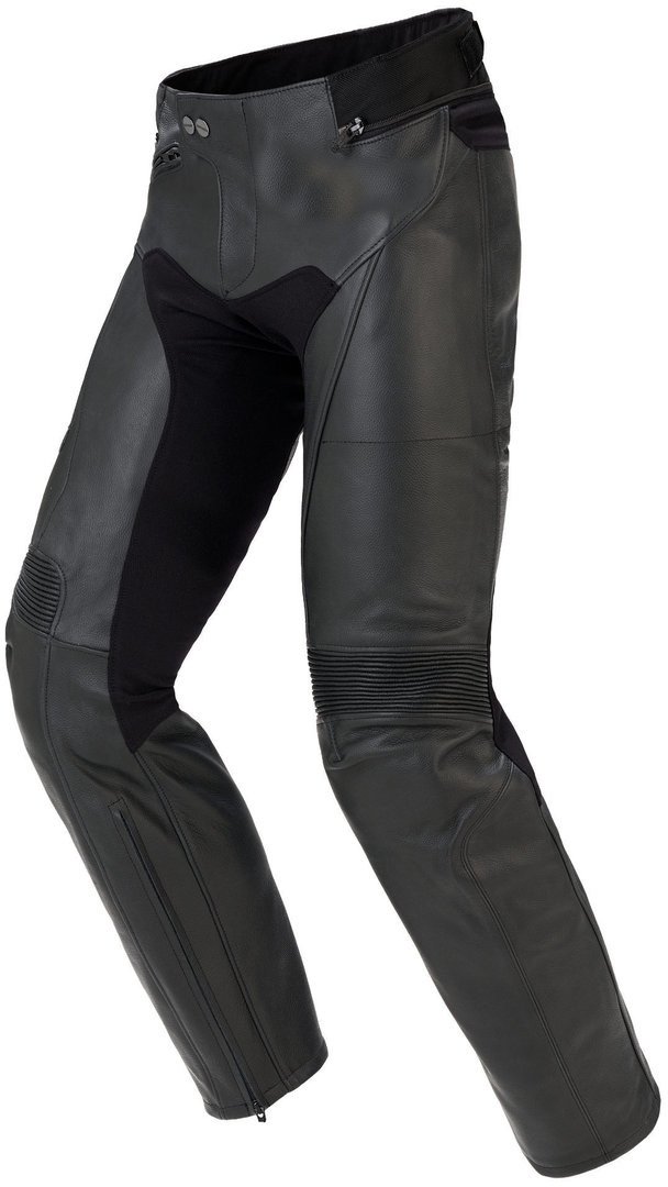 Image of Spidi RR Naked Pantaloni in pelle moto, nero, dimensione 54