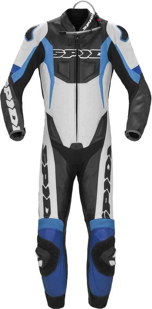 Spidi Sport Warrior Pro Перфорированный цельный кожаный костюм мотоцикла