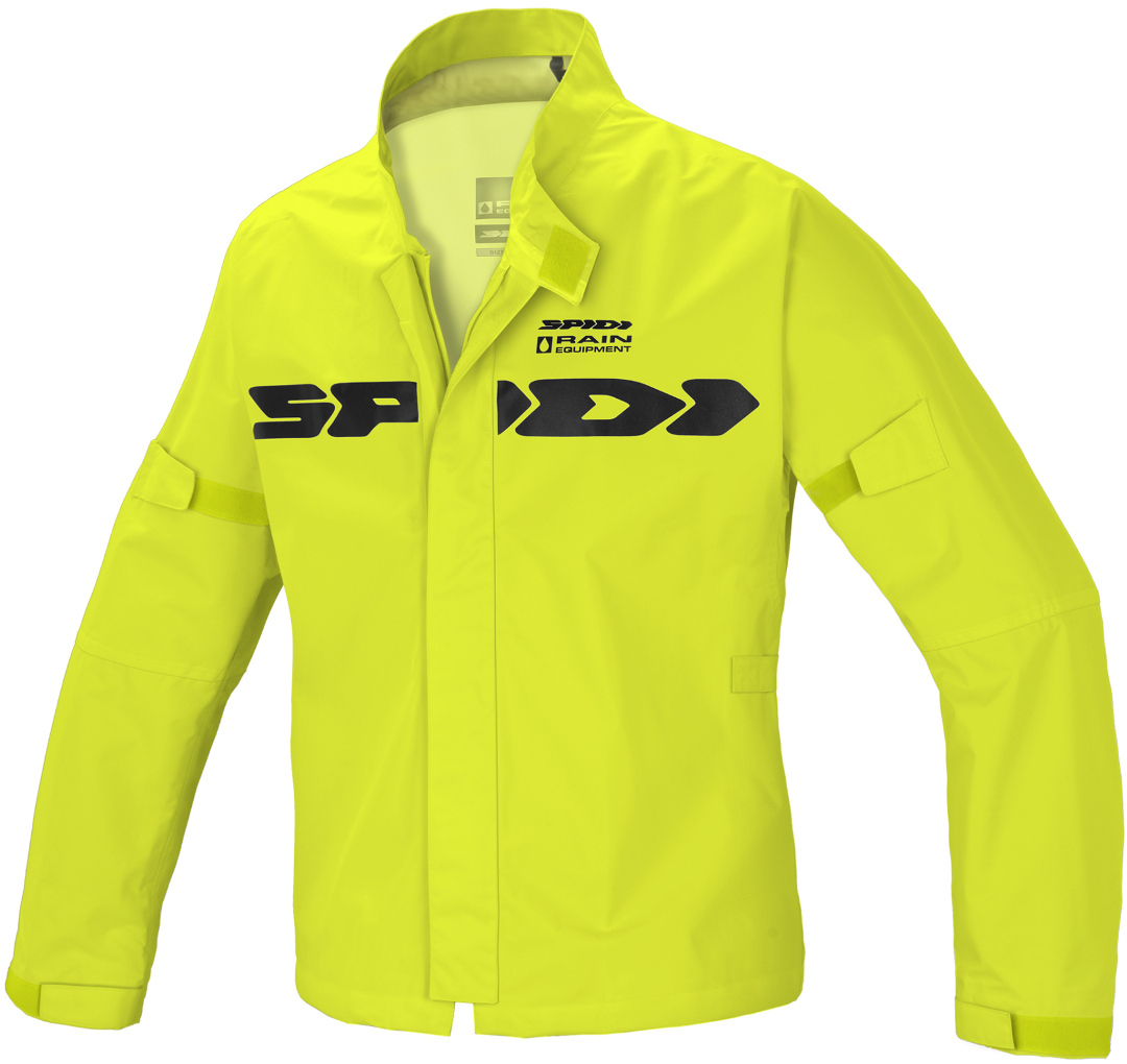 Spidi Sport Motorcycle Rain Jacket, yellow, Size 3XL, yellow, Size 3XL
