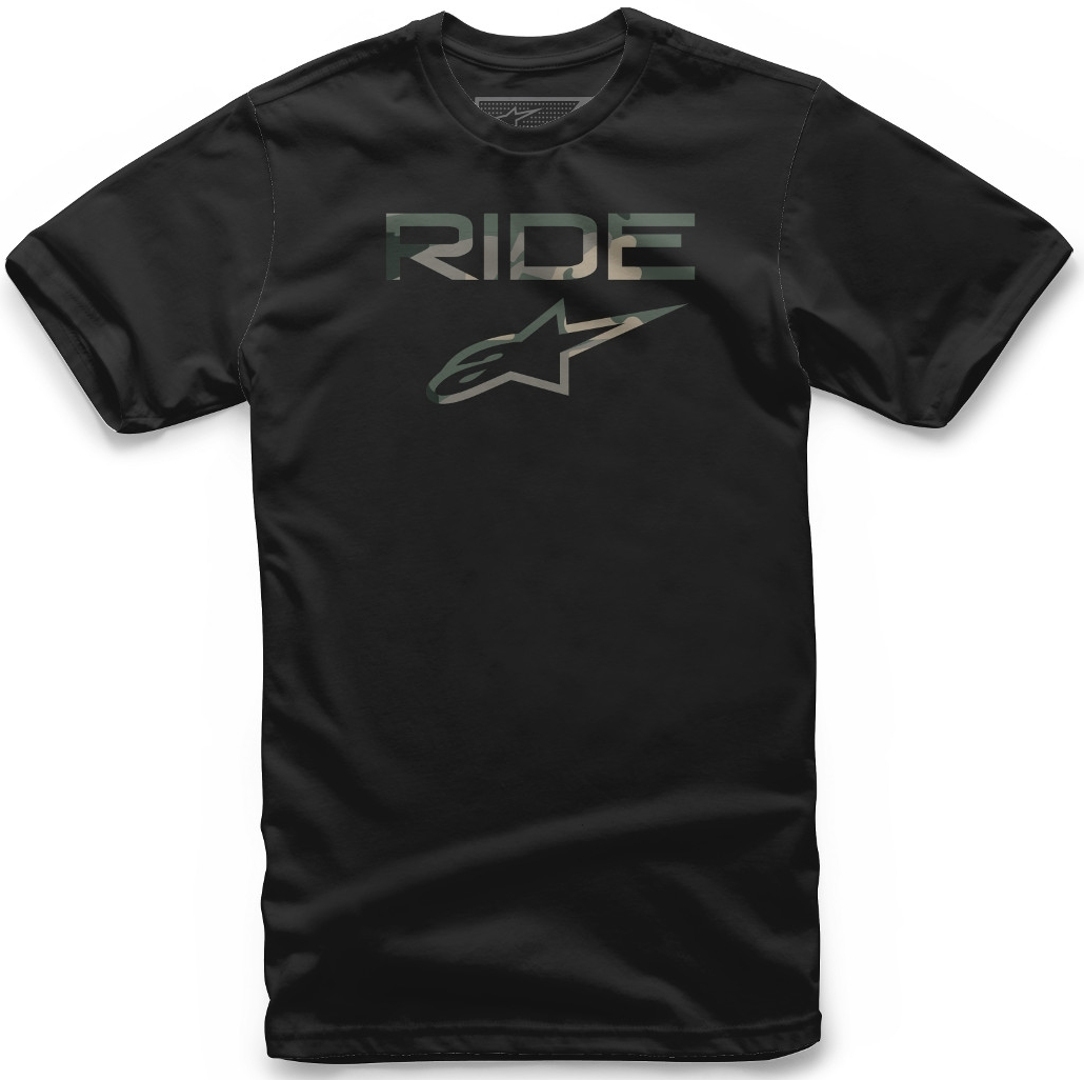 Alpinestars Ride 2.0 Camo T-Shirt, svart, storlek S