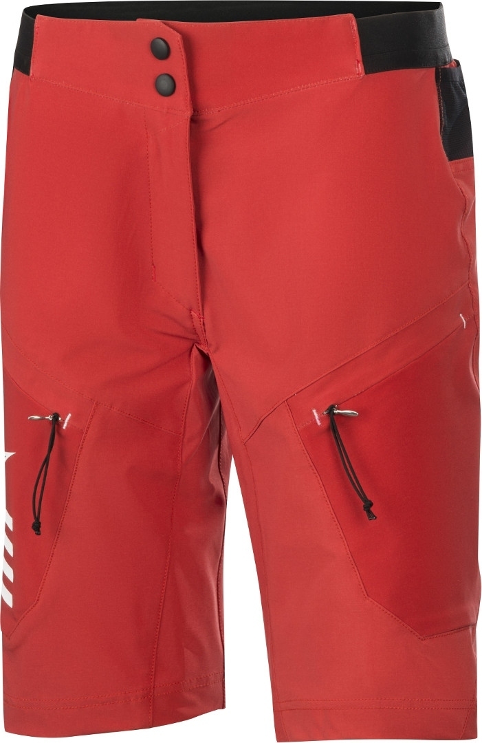 Alpinestars Stella Hyperlite Ladies Bicycle Shorts, red, Size 28 for Women, red, Size 28 for Women