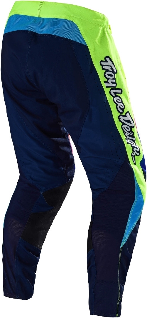 Photos - Motorcycle Clothing TLD Troy Lee Designs SE Pro Mirage Motocross Pants, blue-yellow, Size 28 