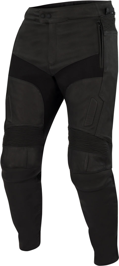 Image of Bering Boyd Pantaloni in pelle moto, nero, dimensione 3XL