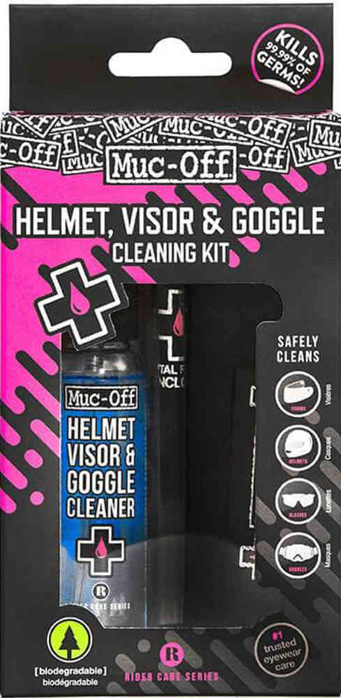 Muc-Off Visier, Helm, Brillen Reinigungs Set Visir Helm Reiniger