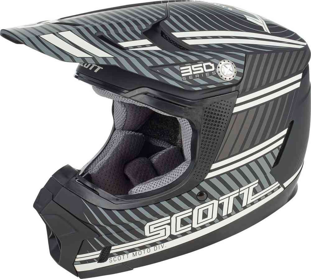 Scott 350 Evo Plus Retro 兒童摩托車頭盔。