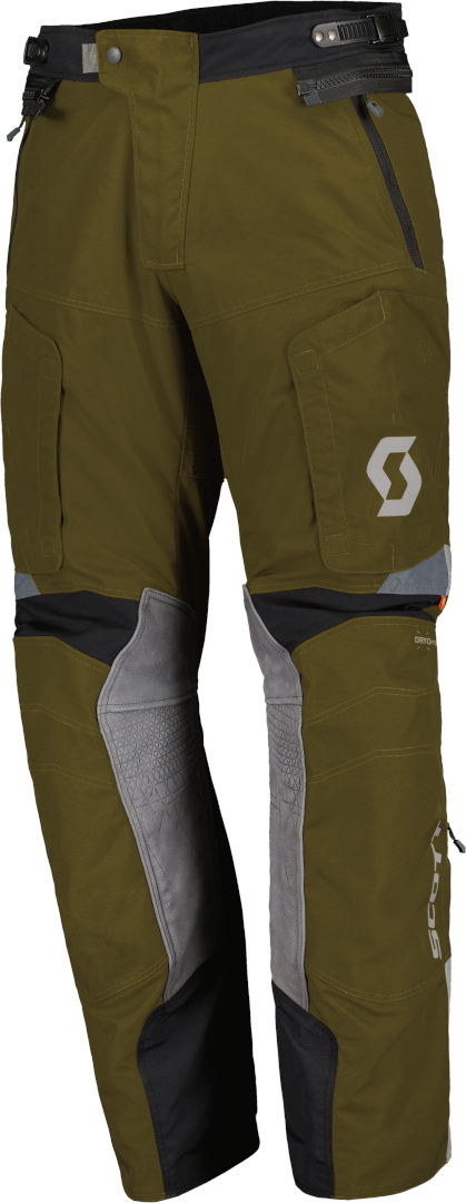 Scott Dualraid Dryo Motorrad Textilhose, grün, Größe L