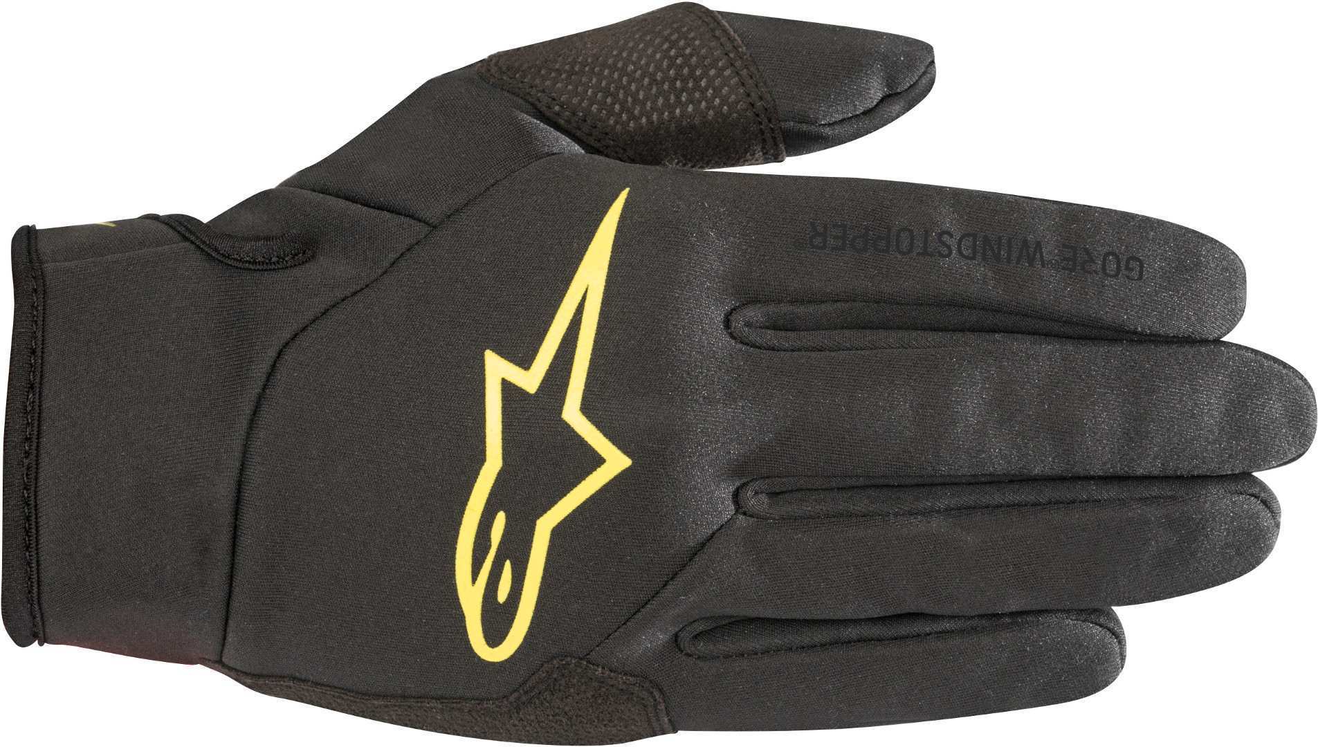 Alpinestars Cascade Gore-Tex Infinium Bicycle Gloves, black-yellow, Size M, black-yellow, Size M