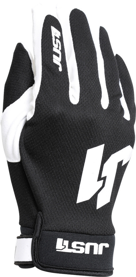Just1 J-Flex Youth Motocross Gloves, black-white, Size L, black-white, Size L