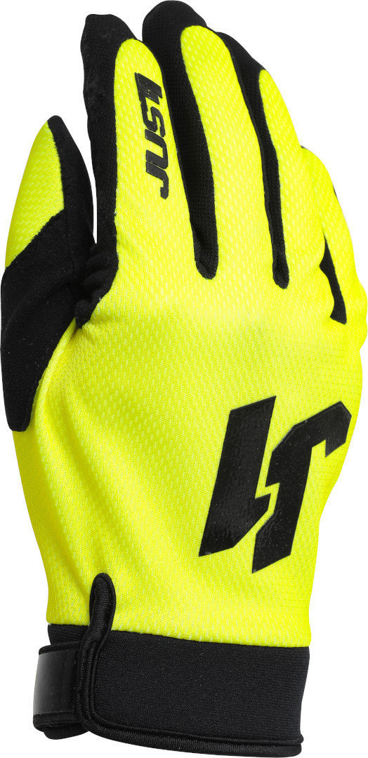Just1 J-Flex Youth Motocross Gloves, yellow, Size L, yellow, Size L