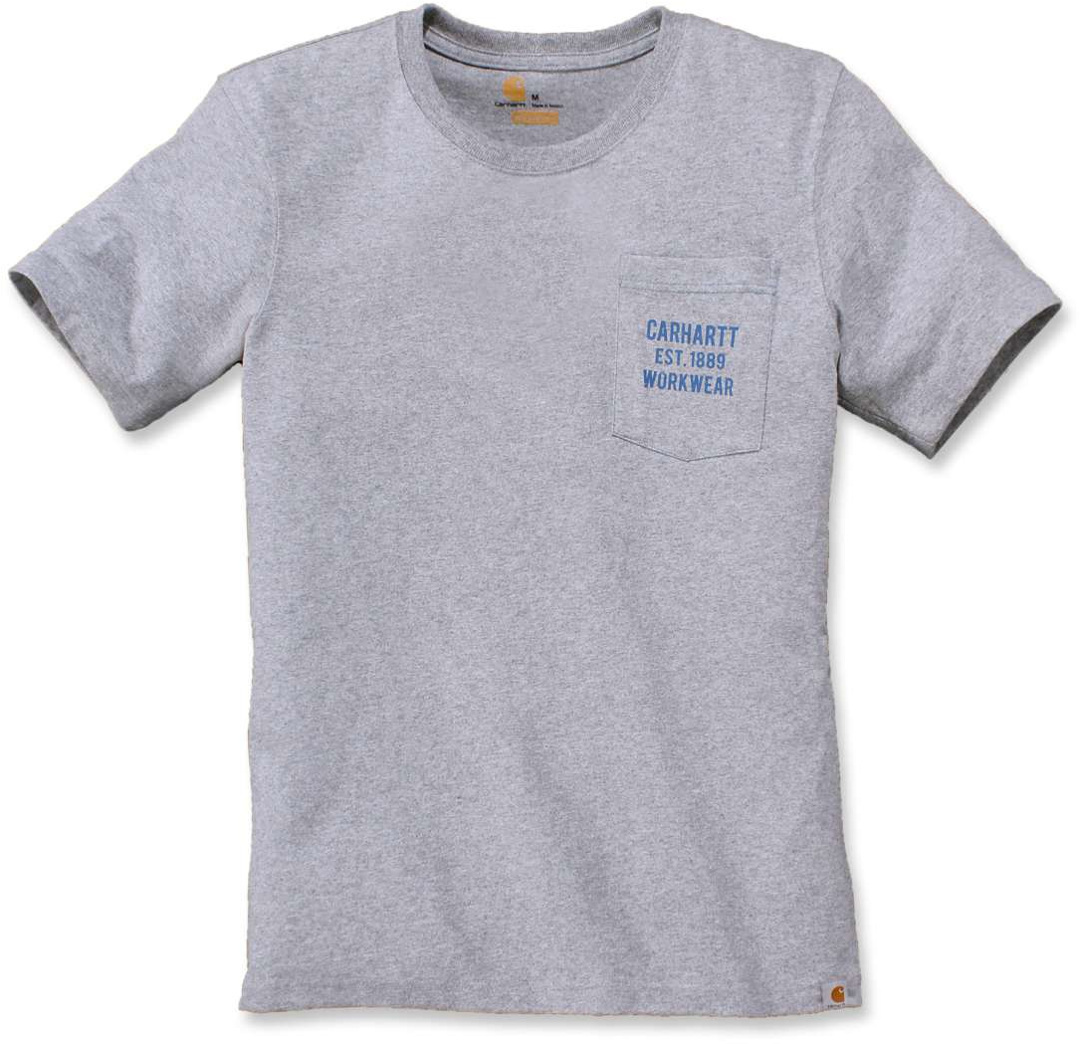 Carhartt Workwear Graphic Pocket T-Shirt, grey, Size L, L Grey unisex