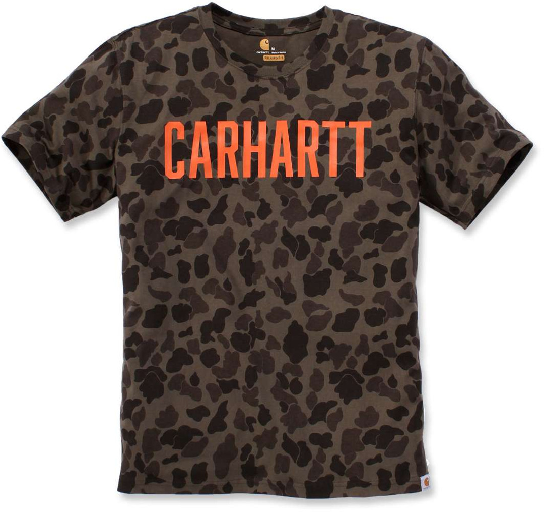 Carhartt Workwear Camo Block Logo T-Shirt, multicolored, Size S, S Multicolored unisex