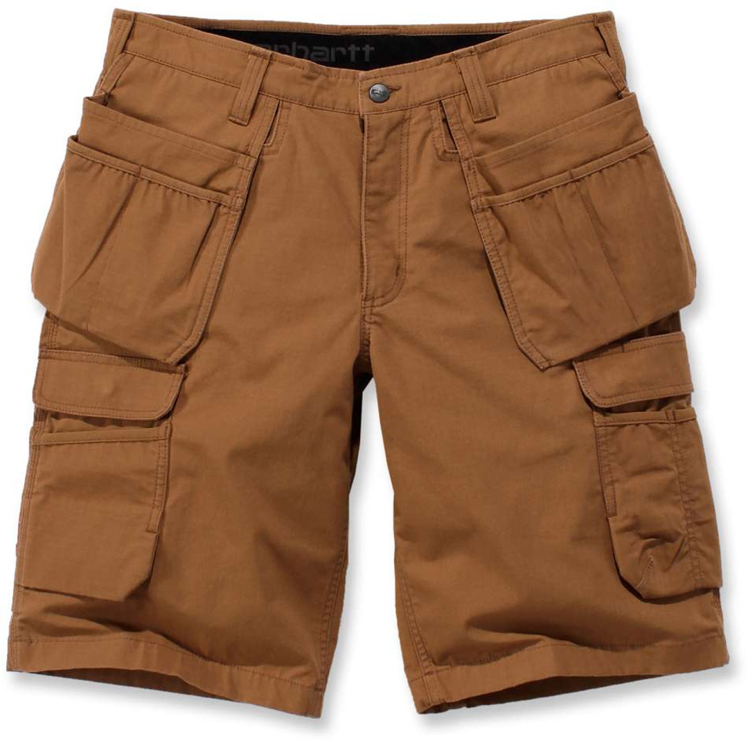 Carhartt Steel Multipocket Shorts, brun, storlek 40