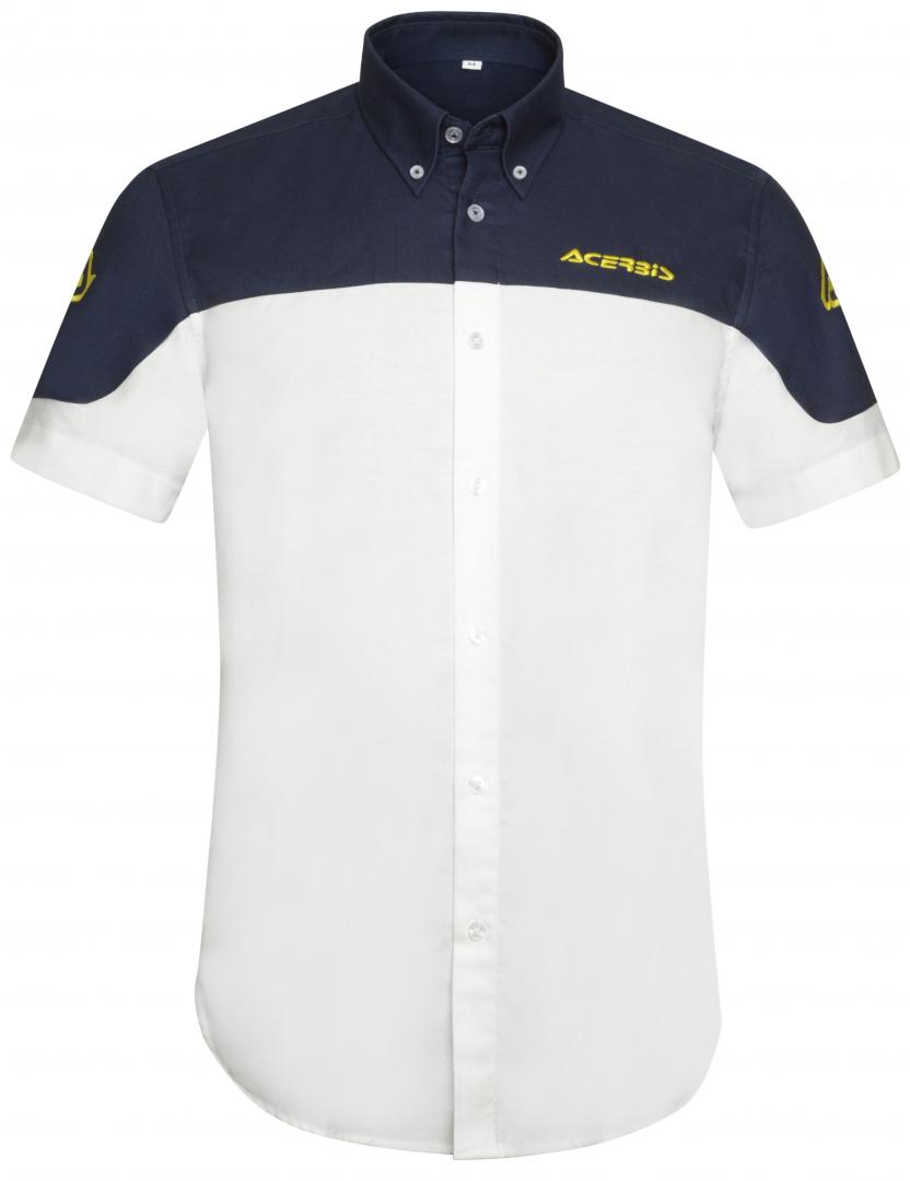 Image of Acerbis Team camicia, bianco-blu, dimensione M