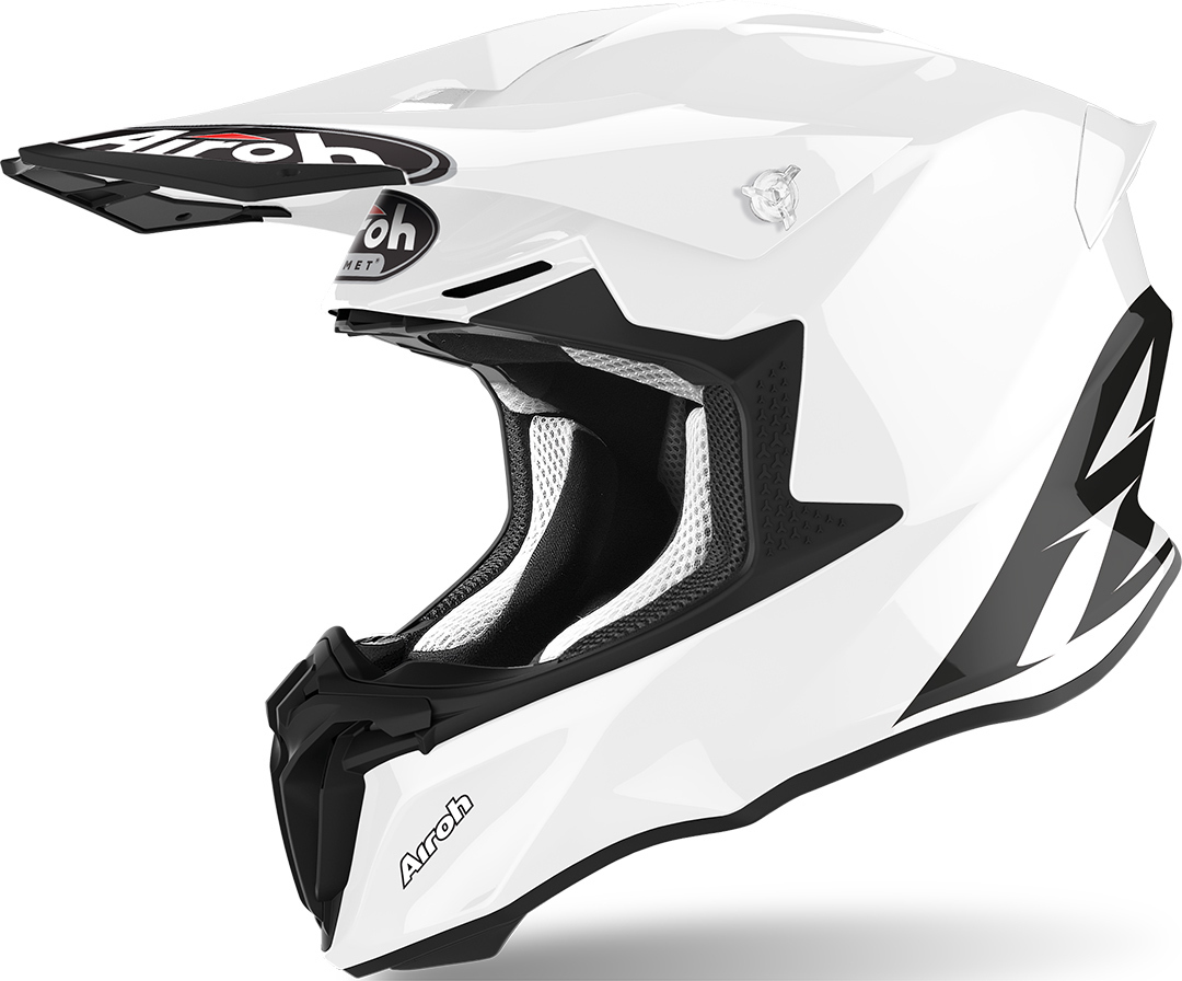 Airoh Twist 2.0 Color Motocross Helmet, white, Size S, white, Size S