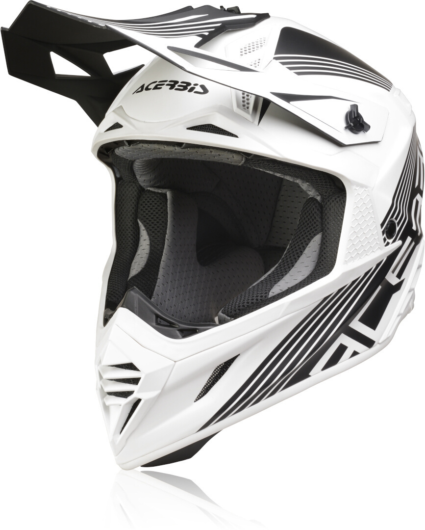 Image of Acerbis X-Track Casco Motocross, nero-bianco, dimensione XL