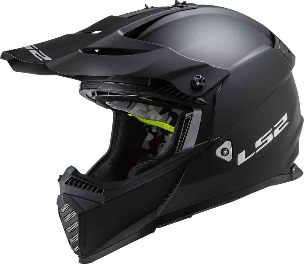 LS2 MX437 Fast Evo Solid Motocross hjelm