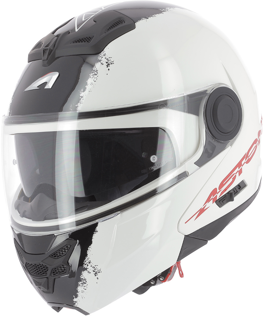 Astone RT 800 Stripes Helmet, black-white, Size XS, black-white, Size XS