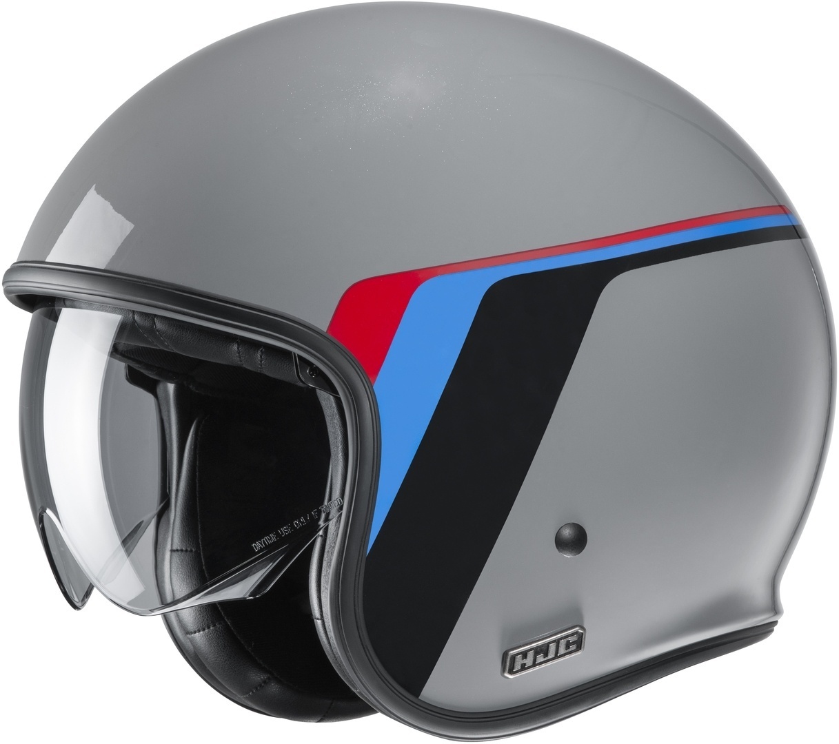 HJC V30 Osor Jet Helmet, grey-blue, Size S, grey-blue, Size S
