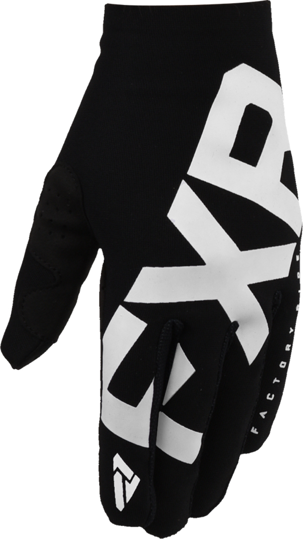FXR Slip-On Lite Motocross Handschuhe, schwarz-weiss, Größe 2XL, schwarz-weiss, Größe 2XL