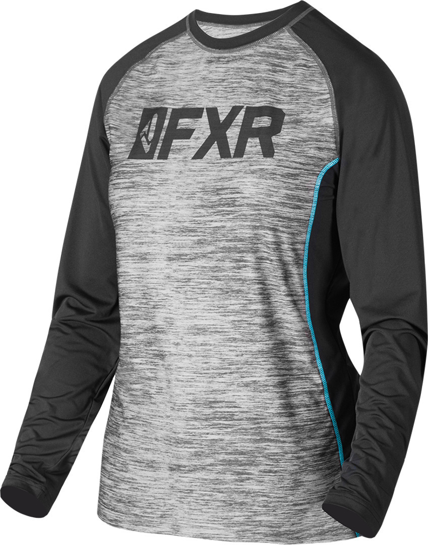 FXR Helium X Tech Damen Funktionsshirt, schwarz-grau, Größe S