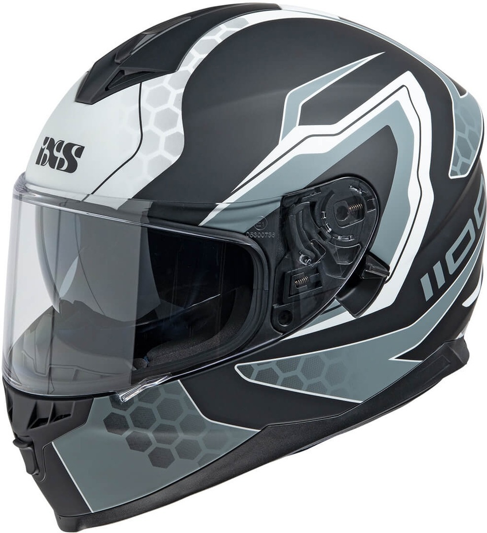 Zdjęcia - Kask motocyklowy IXS 1100 2.2 Kask, czarny-biały, Rozmiar XS dla ty 