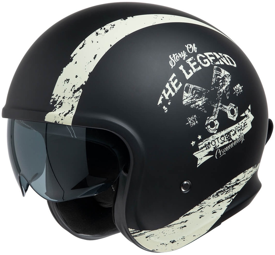 IXS 880 2.0 Jet Helmet, black-beige, Size XL, black-beige, Size XL