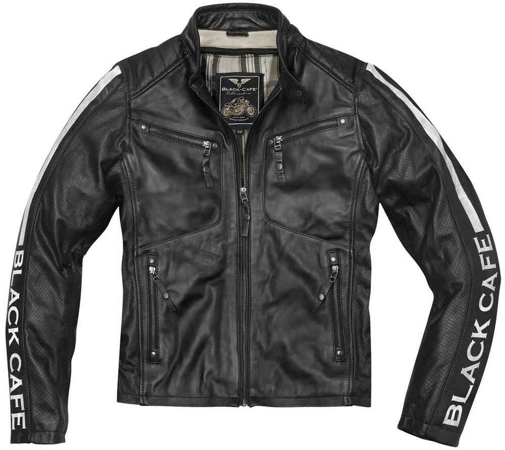 Black Cafe London Toronto Motorcycle Leather Jacket Buy Cheap Fc Moto