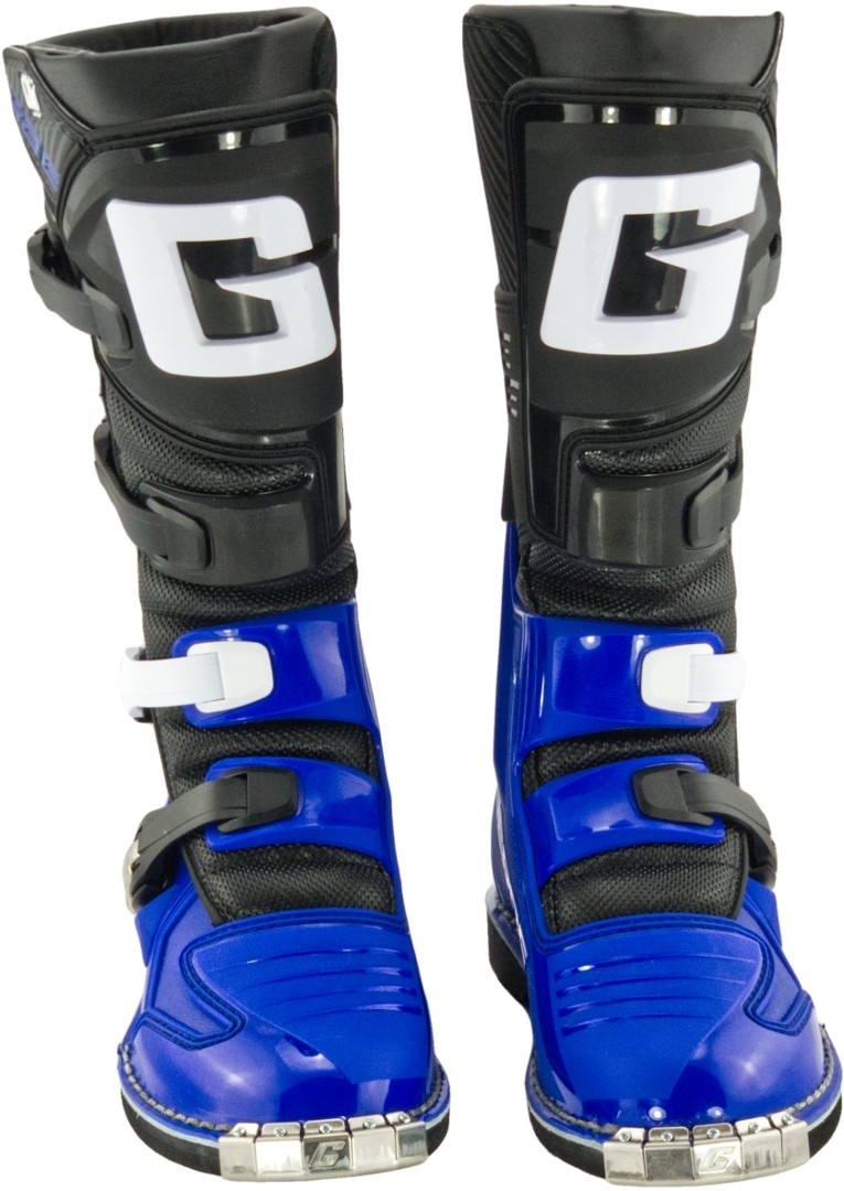 Фото - Мотоодяг Gaerne GX-J Dzieci Buty motocross, czarny-niebieski, Rozmiar 33 