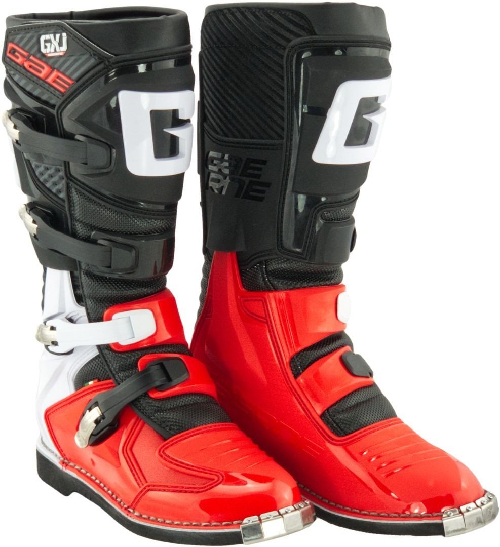 Gaerne GX-J Kids Motocross Boots, black-red, Size 38, black-red, Size 38