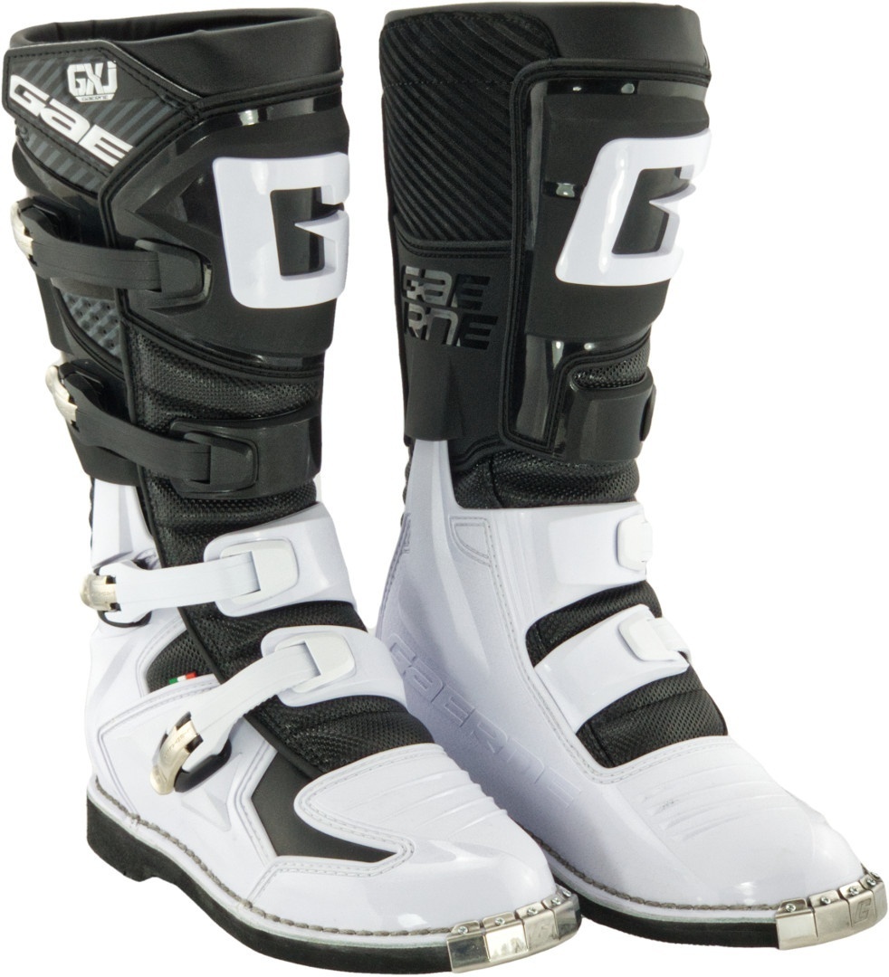 Gaerne GX-J Kids Motocross Boots, black-white, Size 36, black-white, Size 36