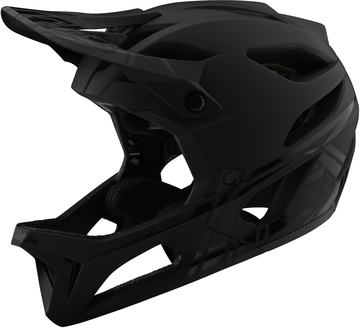 Troy Lee Designs Stage Stealth MIPS Helm, schwarz, Größe M L