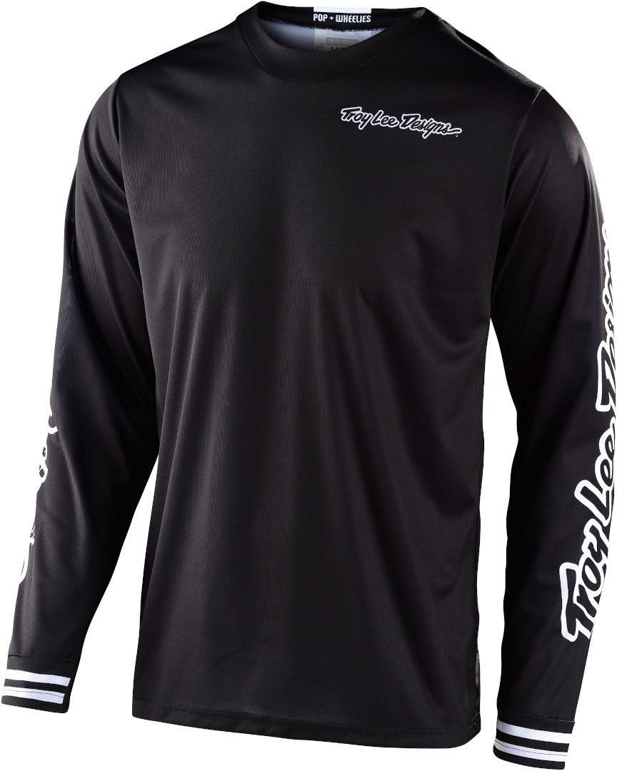 Troy Lee Designs GP Mono Motocross Jersey, schwarz-weiss, Größe L
