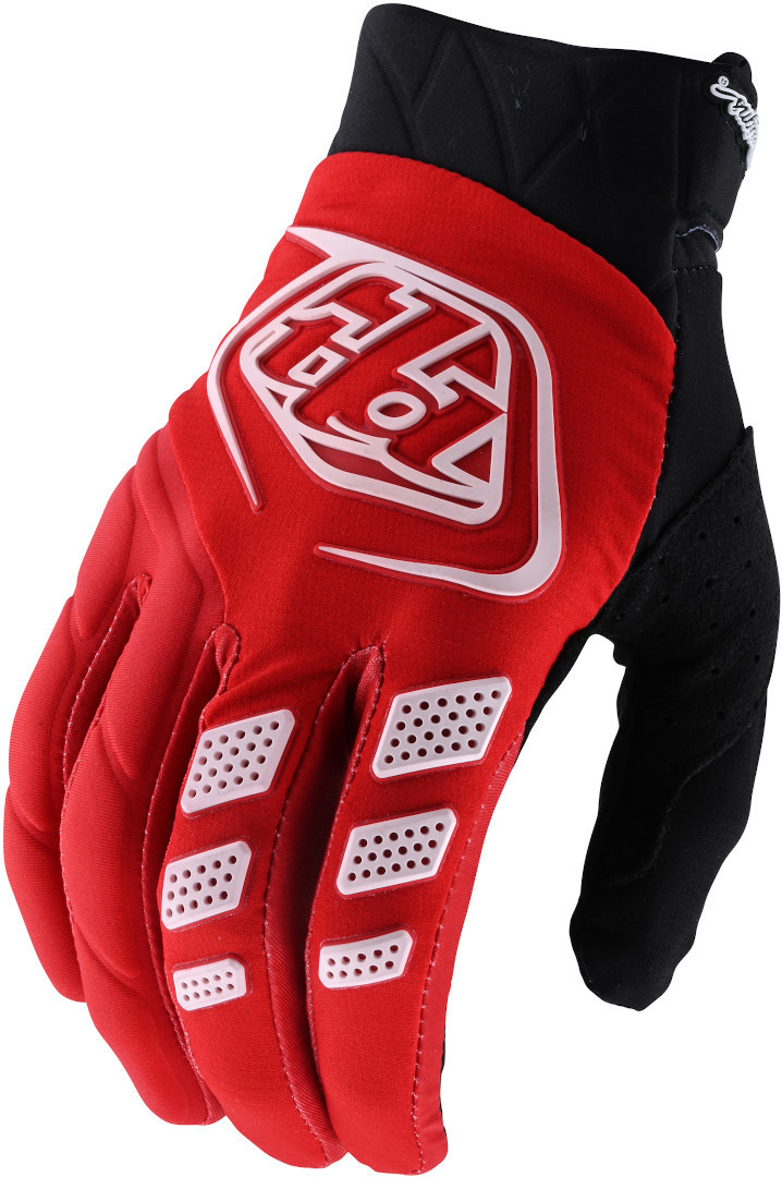 Troy Lee Designs Revox Motocross Handschuhe, schwarz-rot, Größe S