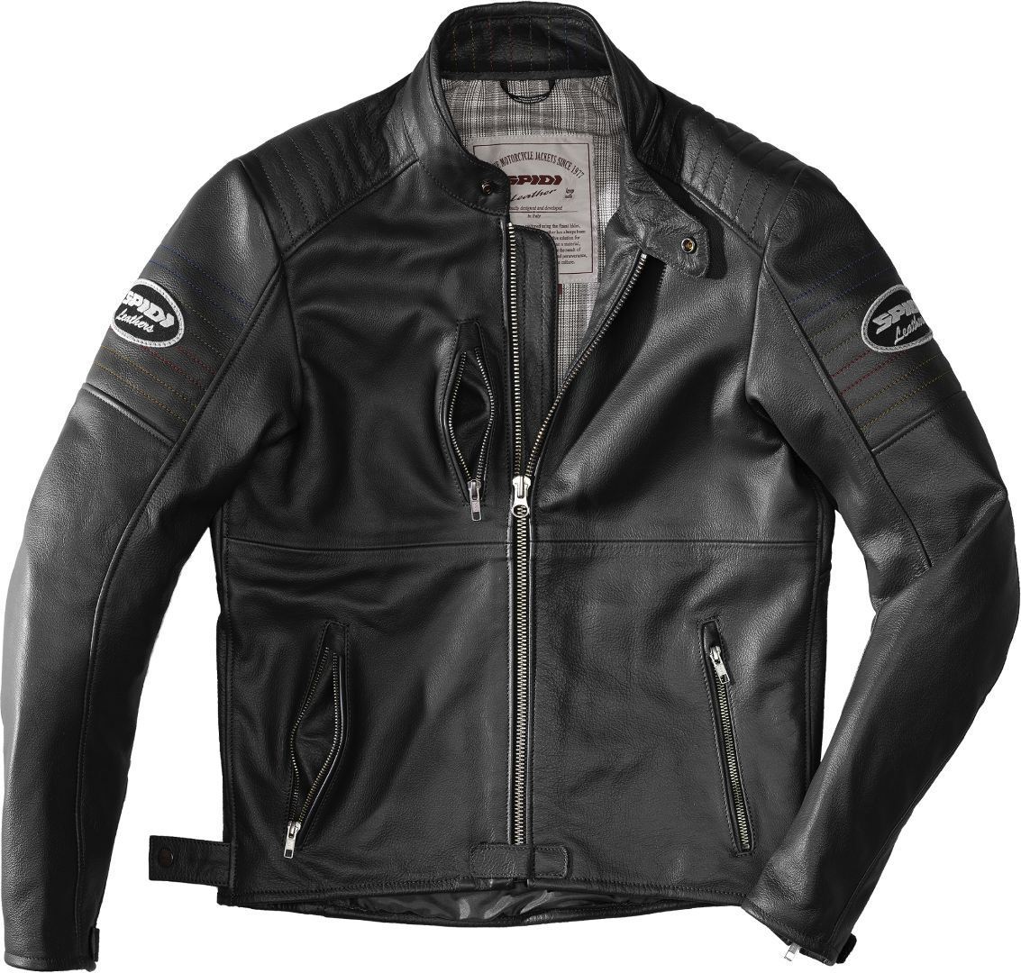 Spidi Clubber Motorcycle Leather Jacket - buy cheap FC-Moto