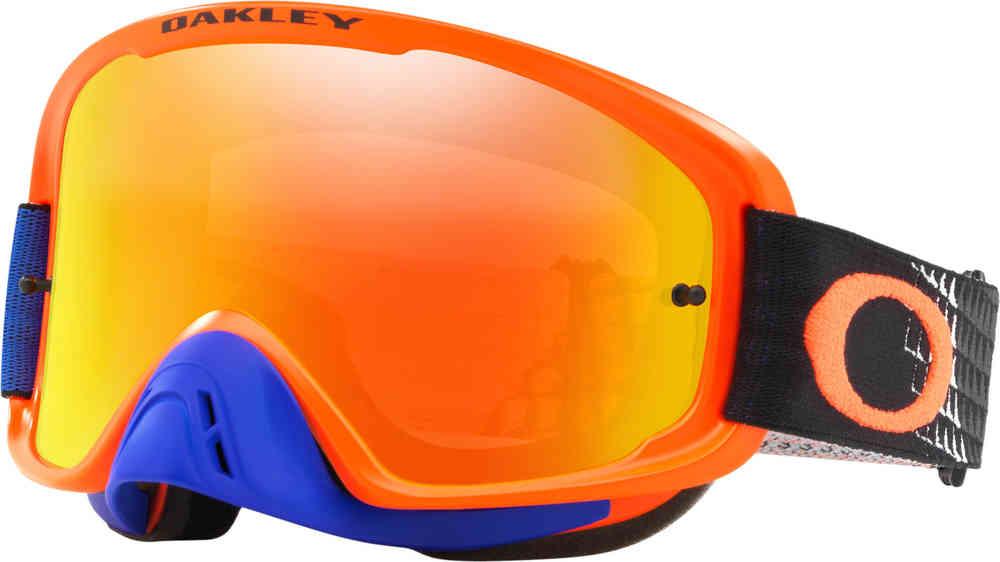 Oakley O Frame 2.0 Dissolve Orange Blue Lunettes Motocross