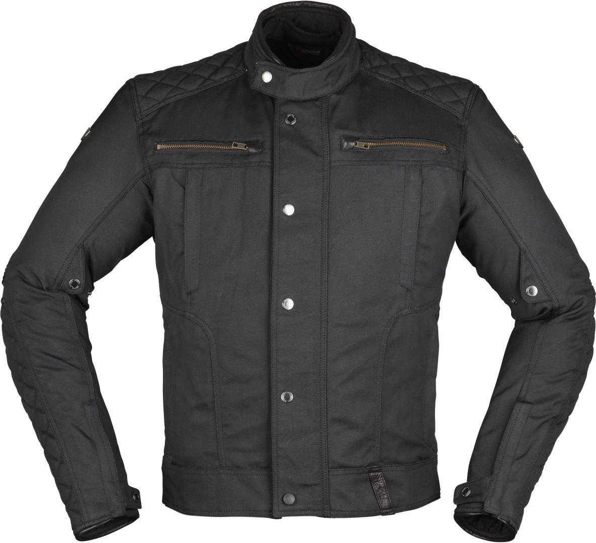 Modeka Thiago Motorfiets textiel jas, zwart, afmeting XS