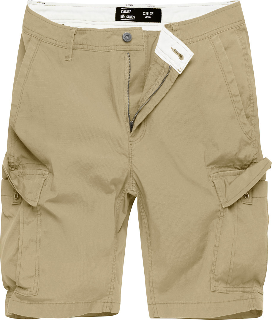 Vintage Industries V-Core Ryker Shorts, beige, Größe 33 für Männer