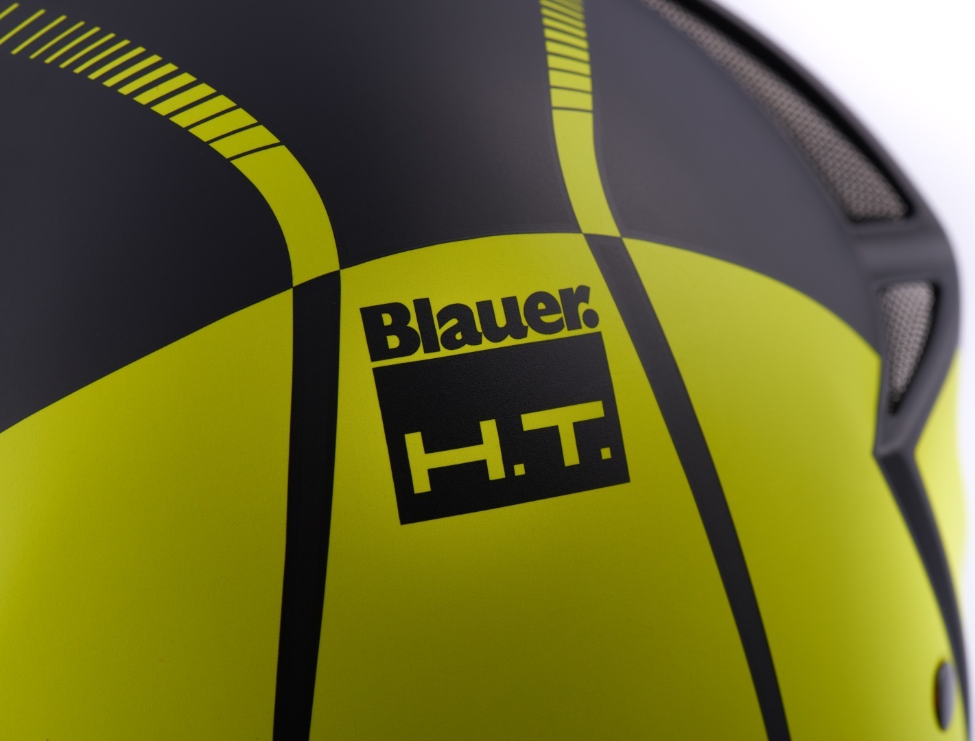 Photos - Motorcycle Helmet Blauer Real HT Graphic B Jet Helmet, black-yellow, Size XS for Men 