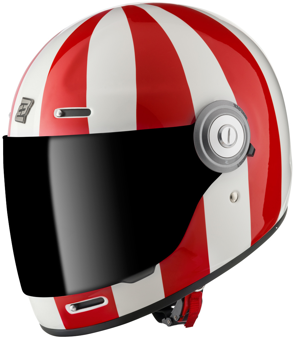 Bogotto V135 T-R3 Helm, wit-rood, afmeting XL