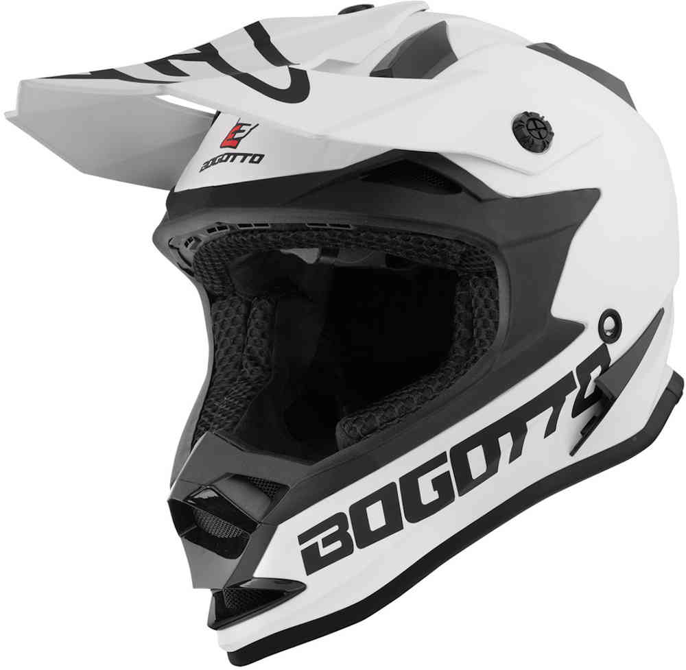 Bogotto V321 Solid 摩托車交叉頭盔。