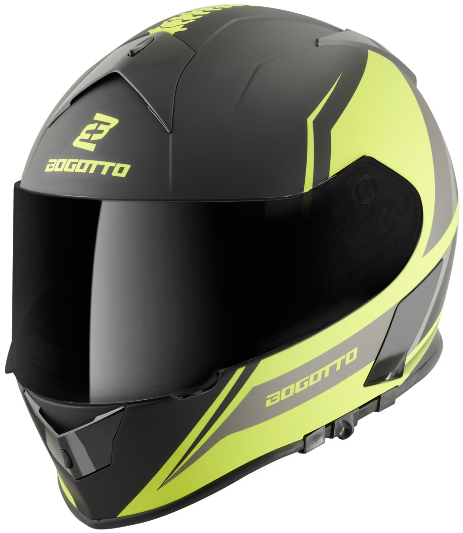 Bogotto V126 G-Evo Helm, schwarz-gelb, Größe L