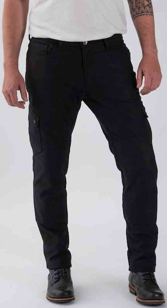Rokker Black Jack Slim Pantalones Textiles para Motocicletas