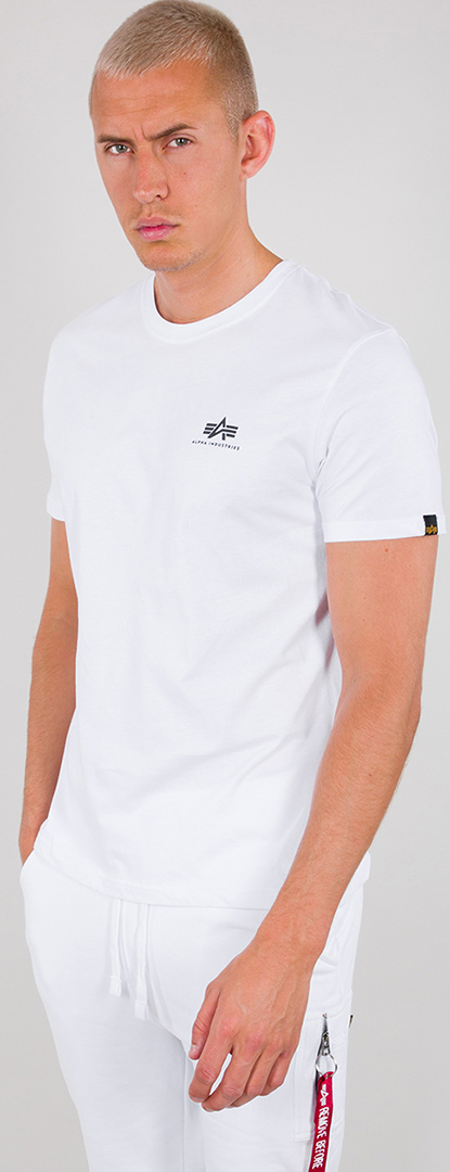 Alpha Industries Backprint T-Shirt, weiss, Größe XL