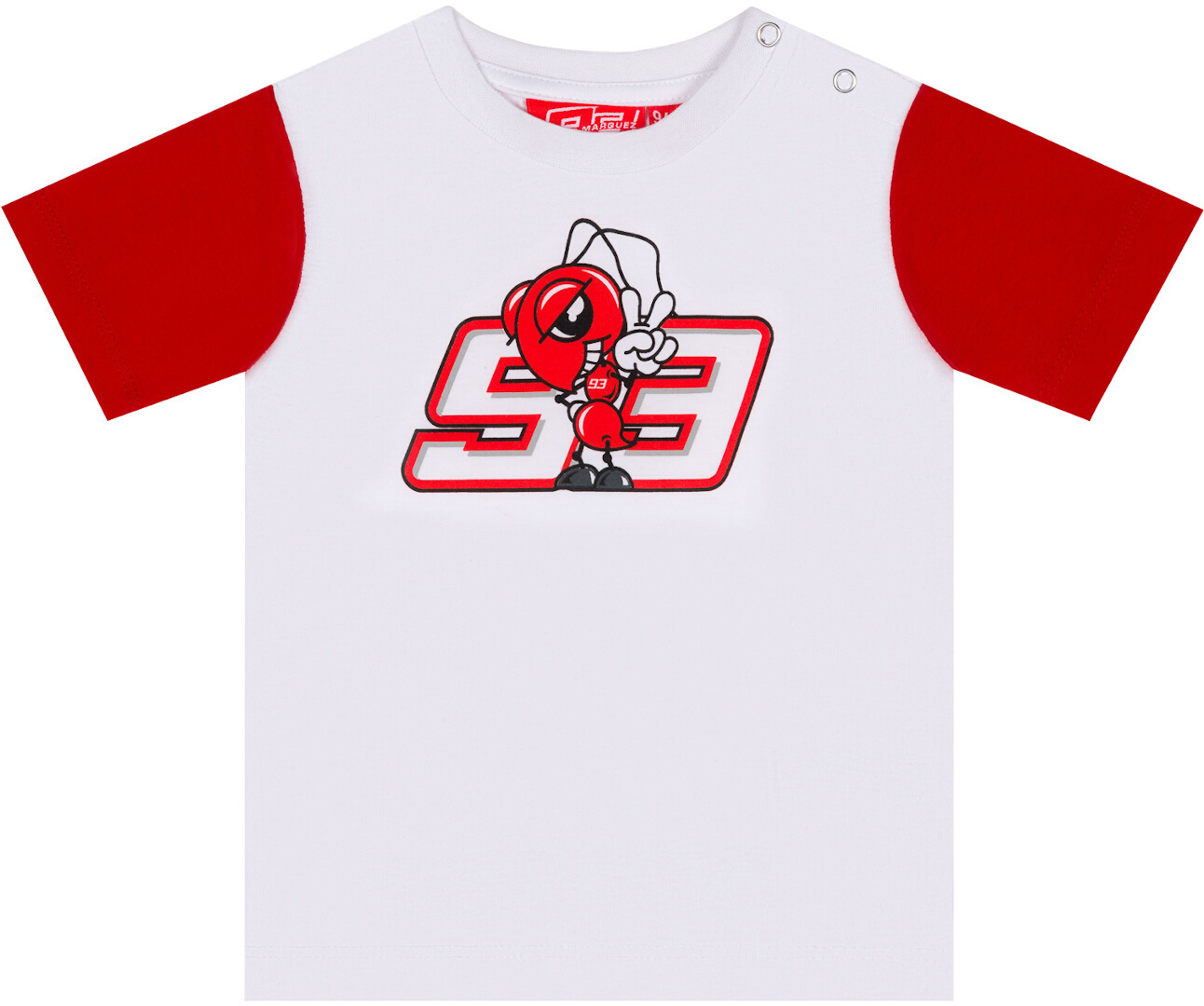 GP-Racing 93 Ant 93 Baby T-Shirt, white-red, Size 6 - 9 months, white-red, Size 6 - 9 months