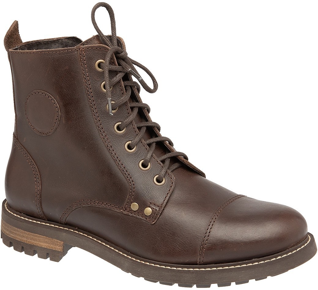 Kochmann Dallas Motorcycle Shoes, brown, Size 40 for Men, brown, Size 40 for Men