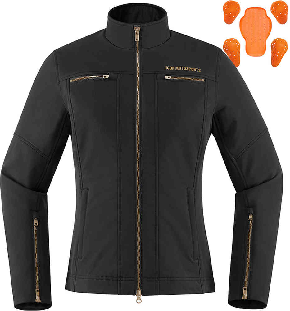 Icon Hella2 Ladies Motorcycle Textile Jacket