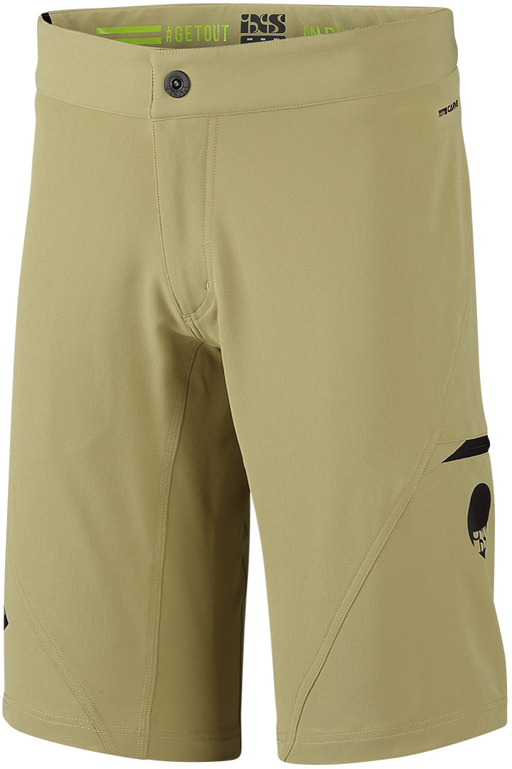 IXS Carve Evo Bicycle Shorts, beige, Size S, beige, Size S