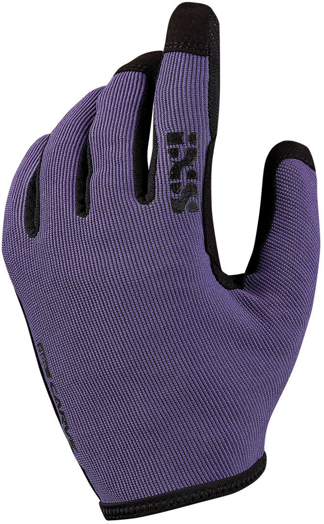 IXS Carve Ladies Bicycle Gloves, black-purple, Size XS for Women, black-purple, Size XS for Women