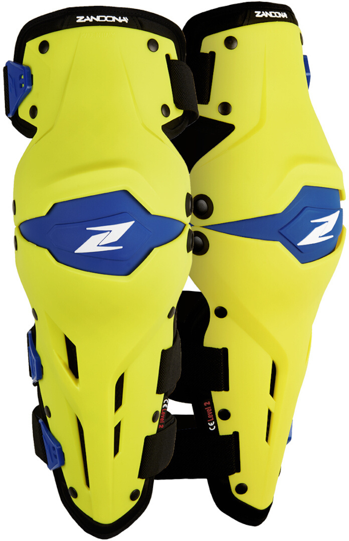 Zandona X-Treme Knieprotektoren, blau-gelb