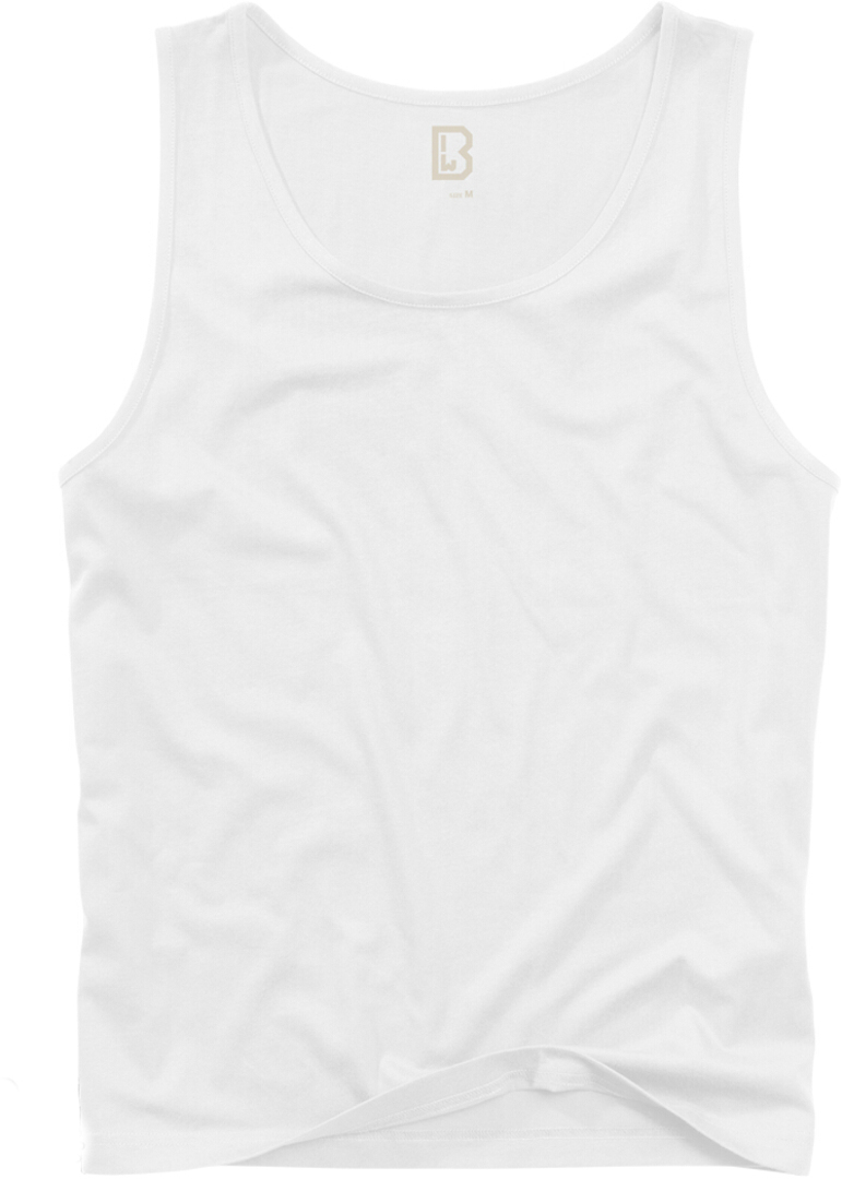 Brandit Tank Top, weiss, Größe S für Männer